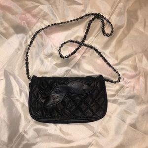 Black cross body/ clutch.